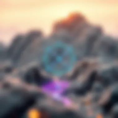 Visual depiction of the blockchain ecosystem with Orbit Chain integration