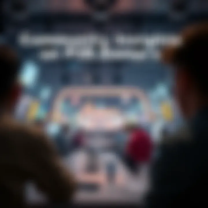 Visual infographic showcasing community feedback on P2E games