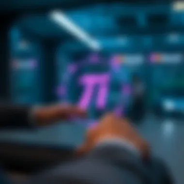 Visual illustration of Pi Network application usage