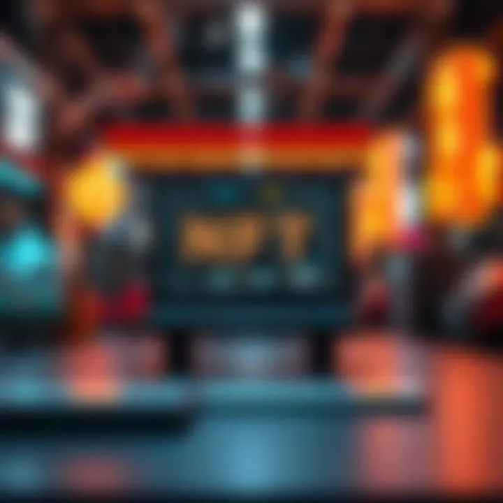 Visual depiction of popular NFT platforms