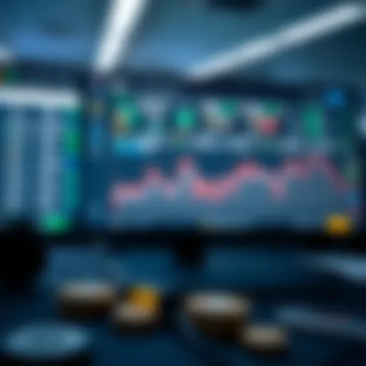 A sophisticated digital interface showcasing cryptocurrency management tools.