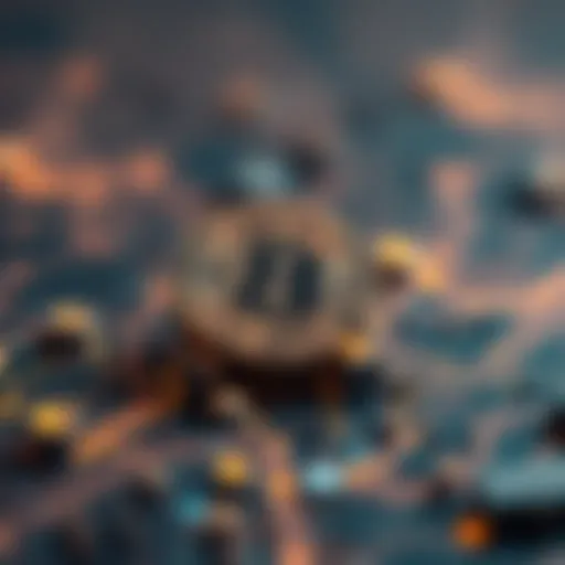 An abstract representation of RumbleCoin's innovative technology