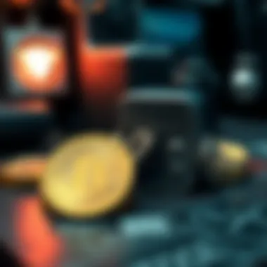 Illustration of secure storage methods for Dogecoin