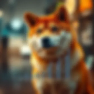 A graphical chart illustrating Shiba Inu's market position