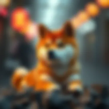 Visual representation of the Shiba Inu token