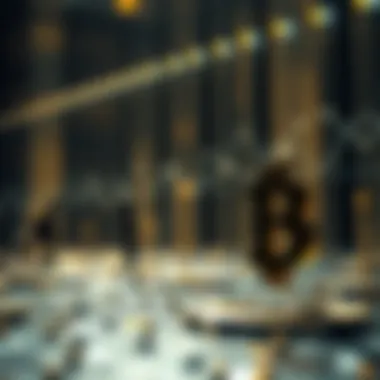 Visual representation of blockchain technology evolution