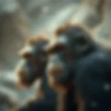 Abstract representation of cognitive evolution