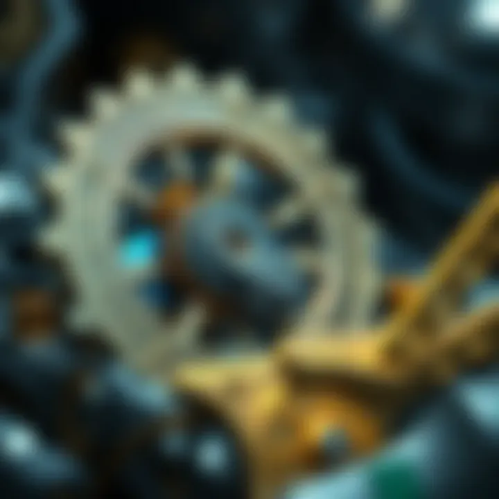 Visual representation of cryptocurrency exchange mechanics