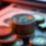 Conceptual illustration of financial tranches