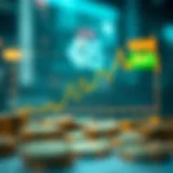 Graph illustrating the fluctuation of the USD to KRW exchange rate over time