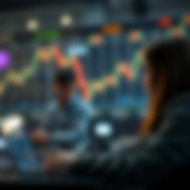 An abstract depiction of user engagement in crypto trading