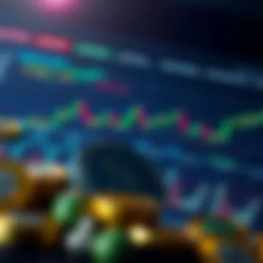 Visual depiction of value evolution in trading