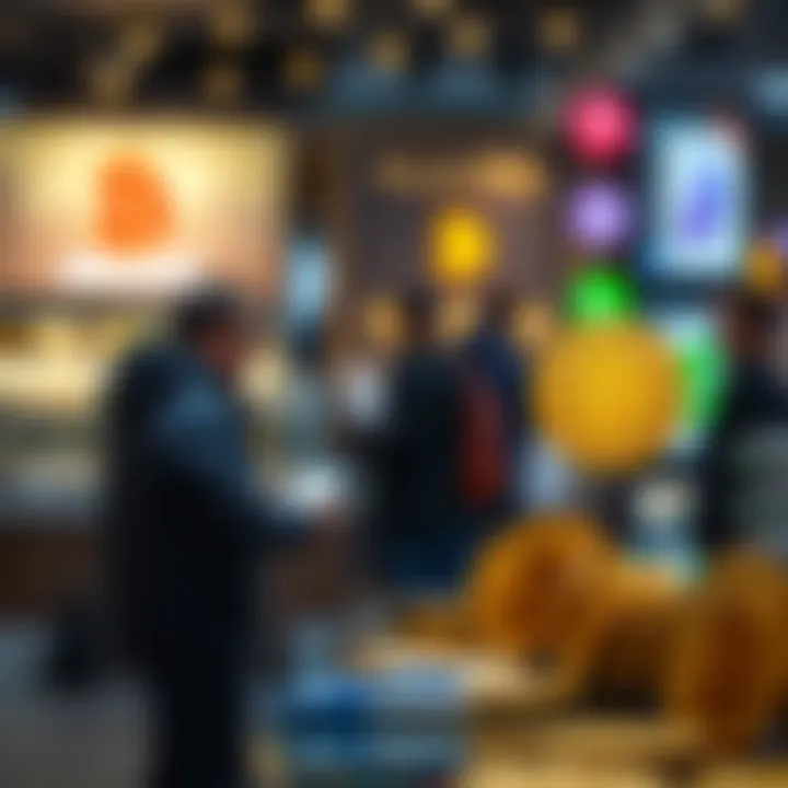 Value Exchange in Cryptocurrency Communities Illustration of value exchange in cryptocurrency