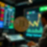 A conceptual representation of cryptocurrency exchange on a Saturday