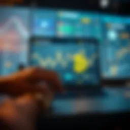 Visual representation of a white label cryptocurrency exchange interface