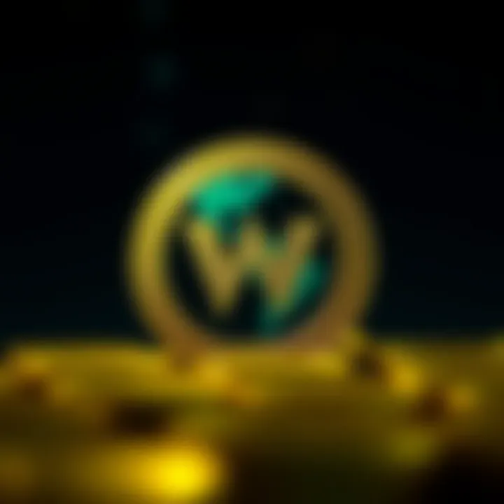 Worldcoin logo representation